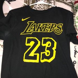 Nike lebron james laker shirt